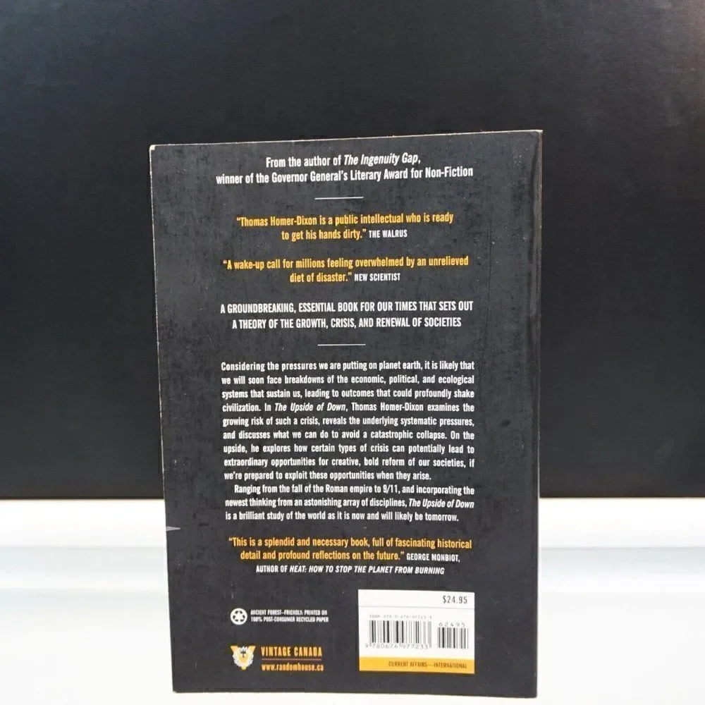 Upside of Down Catastrophe Creativity Renewal By Thomas Homer Dixon 2007 PB